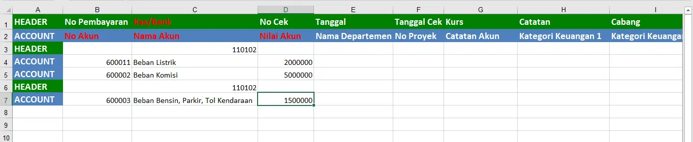 5 Impor pembayaran